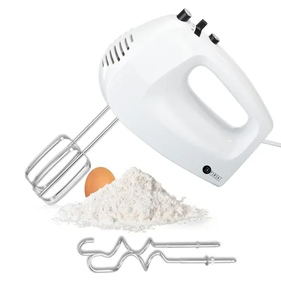 AFRA Hand Mixer, 250W, For Eggs and Dough, Ejector Button with Safety, 5 Speed Settings, Turbo Function, G-MARK, ESMA, ROHS, and CB Certified, AF-250HMWT, 2 years warranty.