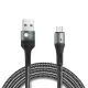 AFRA USB Charging Cable, 2.4A, Nylon-Braided Jacket, With Data Transmission, USB A to Micro-USB, 1 meter length, Durable, Tangle Free, Auto-Disconnect Function, LED Indicator