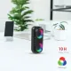 AFRA Bluetooth Speaker, 24 Watts, Black, Plastic Body, Ultra Bass, Rgb Light, Ipx4 Waterpoorf, 3.7v/2000Mah Rechargeable Battery , AF-0024BSBK, ESMA Approved, 2 Years Warranty.