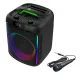 AFRA Bluetooth Speaker, 30 Watts, Black, Plastic Body, Ultra Bass, 7.4V/3000mah Rechargeable Battery, RGB Lighting, AF-0030BSBK, ESMA Approved, 2 Years Warranty.