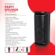 AFRA Party Speaker, 120 Watts, 24kg, Black, 7000Ma Battery, Karaoke Mic, LED Speaker Lighting, AF-120SPBK, ESMA Approved, 2 Years Warranty