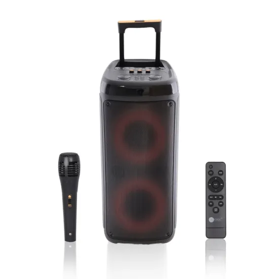 AFRA Trolley Speaker, 60 Watts, 6.5kg, Black, 4000Ma Battery, Dual Speakers, True Wireless Stereo, AF-60TSBK, ESMA Approved, 2 Years Warranty