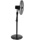 AFRA Electric Stand Fan, 60W, Adjustable Height, 5 Blades, Includes Remote Control, Black, G-Mark, ESMA, RoHS, And CB Certified, AF-1660BKR, 2 Years Warranty