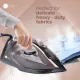 AFRA Steam Iron, 350ml, Black & Gold, Ceramic Coated Soleplate, Vertical Steam, ESMA Approved AF-2600IRBG, 2 Years Warranty.