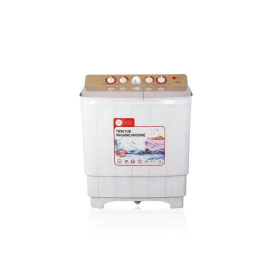 AFRA Twin Tub Washing Machine, 13kg Capacity, White, Plastic Body, Pulsator, ESMA Approved, AF-1300WMGL, 2 Years Warranty