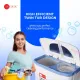 AFRA Twin Tub Washing Machine, 6kg Capacity, White And Blue, Double Layer Body, ESMA Approved, AF-6000WMBL, 2 Years Warranty