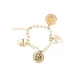 AFRA ROSETTE GOLD STAINLESS STEEL BRACELET