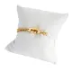 AFRA PEARLET GOLD STAINLESS STEEL BRACELET