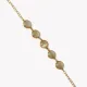 AFRA GOLD STAINLESS STEEL BRACELET