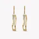 AFRA GLAZE GOLD STAINLESS STEEL EARRING