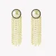 AFRA PEARLET GOLD STAINLESS STEEL EARRING