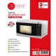 AFRA Microwave Oven, 20L, With Digital Control, 700W - Multiple Power Levels, Compact Design With Oven Grill And Quick Defrost Feature, ESMA, ROHS, CB Certified, AF-2070MWWT, With 2 Years Warranty