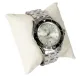 AFRA NAVIGATOR GENTS WATCH SILVER CASE WHITE DIAL SILVER BRACELET