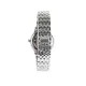 AFRA RADIANT LADIES WATCH SILVER CASE BLACK DIAL SILVER BRACELET