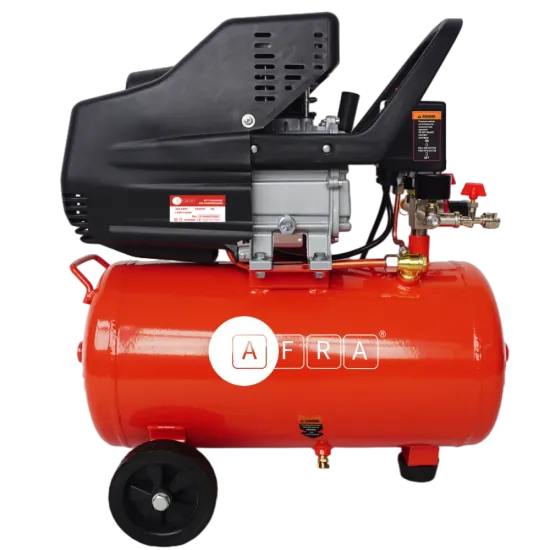 AFRA Japan Air Compressor, 240 V, 50 L Tank, 8 Bar Pressure, Portable Design, Low Noise, , Accessories Included.