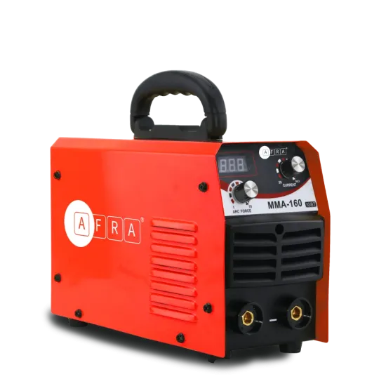 AFRA Inverter Welder, 240 V, 160A Maximum, Anti-Stick, Anti-Force, Hot Start, Over-Voltage and Over-Current Protection, Accessories Included, CE Certified.