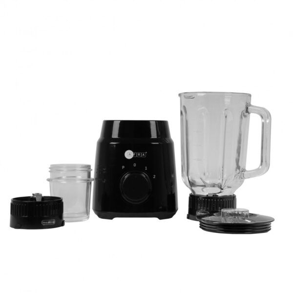 AFRA 2 in 1 Blender, 2-speed settings, Pulse Function, 1.5 Litre Capacity, 4 Cutting Blades, Blender & Grinder Jar, Easy-To-Clean, G-Mark, ESMA, RoHS, And CB Certified, AF-600BLBK, 2 Years Warranty - Image 5