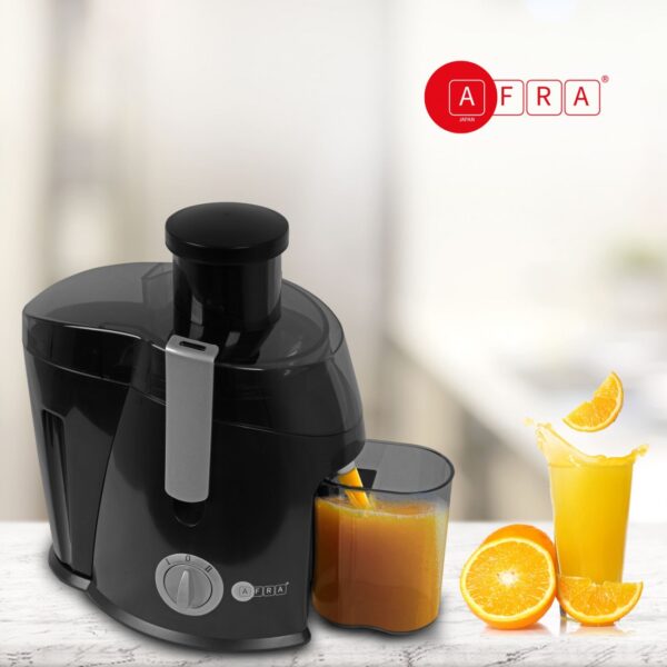 AFRA Juicer, 400W, 2 Speed Settings, Enjoy Fresh Juices & Refreshment The Way You Like It, G-Mark, ESMA, RoHS, And CB Certified, AF-400JCBK, 2 Years Warranty - Image 3