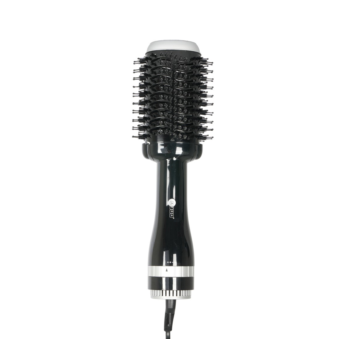 AFRA Hair Dryer Brush, 1000-1200w, Anti-scald head, -1-2 Settings Cool Air Function, 360-degree swivel cord, Nylon long comb tooth & Bristle short comb tooth AF-1200BDBK, 1 Year Warranty