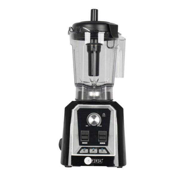 AFRA Professional Blender, 1600W High-speed Copper motor (9540), Food grade 6 PCS SUS blades, 2L Unbreakable Jar, Dry Grinding + Wet Grinding, Overloaded Protection, AF-162PBBK, 2 Year Warranty