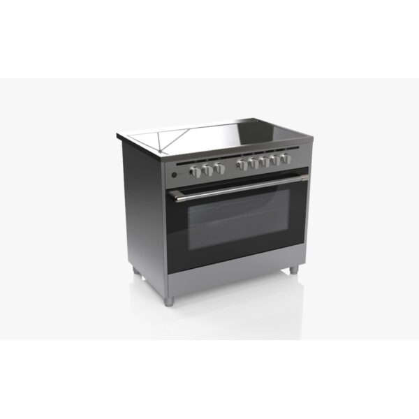 AFRA Free Standing Electrical Cooking Range, 90x60, Rotisserie, 110L, Closed Door Grilling, Stainless Steel, G-Mark, ESMA, RoHS, CB, AF-90SPSS, 2 years warranty - Image 3
