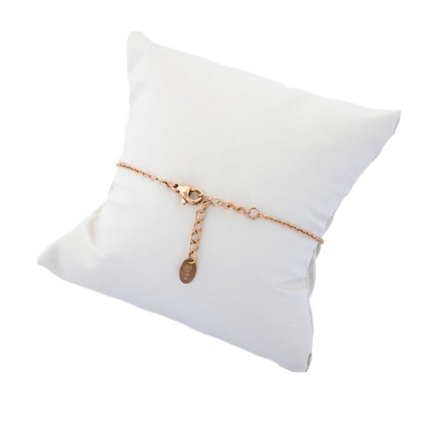 AFRA JEW HEARTBEAT ROSEGOLD STAINLESS STEEL BRACELET - Image 4