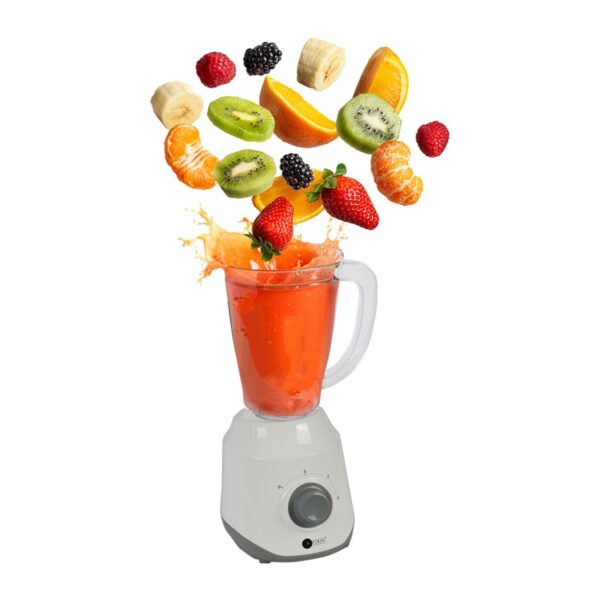AFRA Blender 1.5L, 400W, Plastic Jar, 2-Speed, Stainless Steel Blades – Model AF-1550BLWT - Image 5