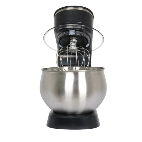 AFRA Stand Mixer, 1200W, 5L Stainless Steel Bowl, 6 Speed, 7635 Copper Motor, Metal Gear Design, Anti-Leaking, Low Noise, Non-Slip Rubber Feet AF-1200SMBK, 2 Year Warranty. - Image 5
