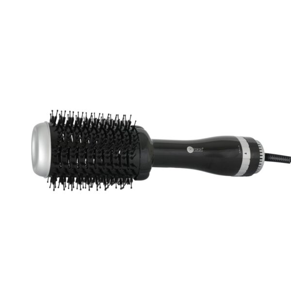 AFRA Hair Dryer Brush, 1000-1200w, Anti-scald head, -1-2 Settings Cool Air Function, 360-degree swivel cord, Nylon long comb tooth & Bristle short comb tooth AF-1200BDBK, 1 Year Warranty - Image 3