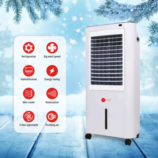 AFRA 5 in 1 Air Cooler, 160W, 12L Capacity, Wide Area Cooling & Circulation, Swing Setting, Speed Settings, G-MARK, ESMA, ROHS, and CB Certified, AF-160COWT, 2 years warranty - Image 5
