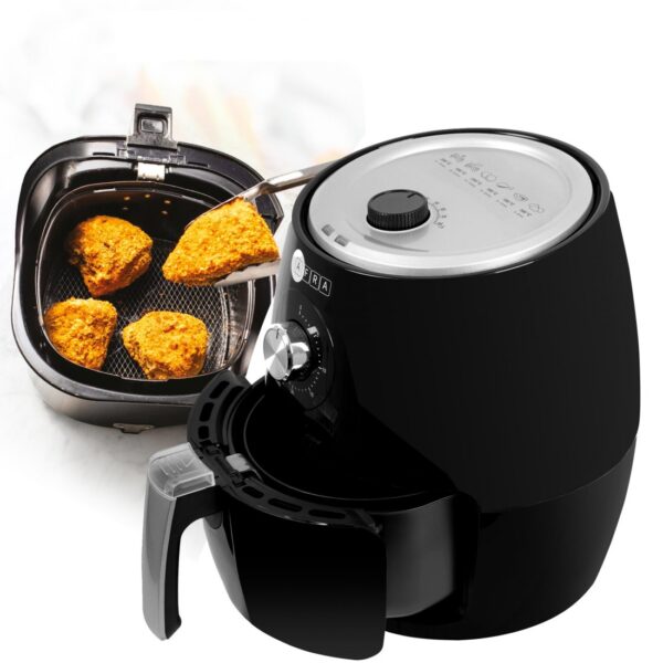 AFRA Air Fryer AF-2515AFBK | 1300-1500W | 2.5L | Safety Certified | 2-Year Warranty - Image 4