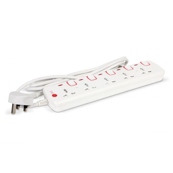 AFRA Extension Cord AF-005EXRD-5MT – 5m, 5-Way Universal Sockets, Shockproof, 250V, Easy Storage - Image 7