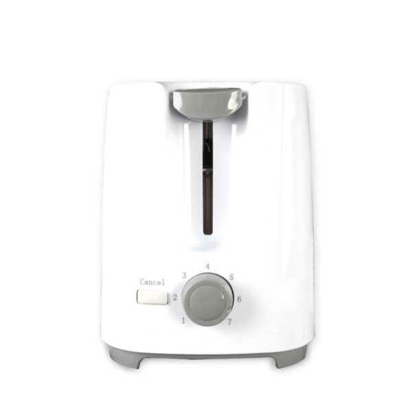 AFRA Electric Breakfast Toaster, 700W, 2 Slots, Removable Crumb Tray, Plastic Body, White Finish, G-Mark, ESMA, RoHS, CB certified, AF-100240TOWH, 2 years warranty - Image 4