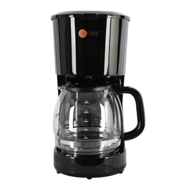 AFRA Coffee Maker, 1.5L Capacity, 750W, Anti-Drip, Removable Filter, Automatic Shut Off, G-Mark, ESMA, RoHS, CB certified, AF-15750CMKBL, 2 Years Warranty - Image 2
