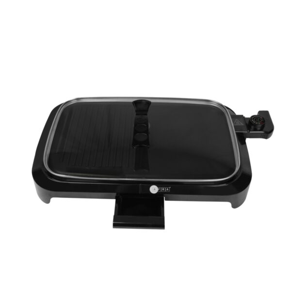 AFRA Electric Barbeque Grill, 1600W, Indoor and Outdoor, Thermostat Control, Overheat Protection, Portable, Smoke-Free, G-MARK, ESMA, ROHS, and CB Certified, AF-1600BQBK, 2 years Warranty. - Image 2