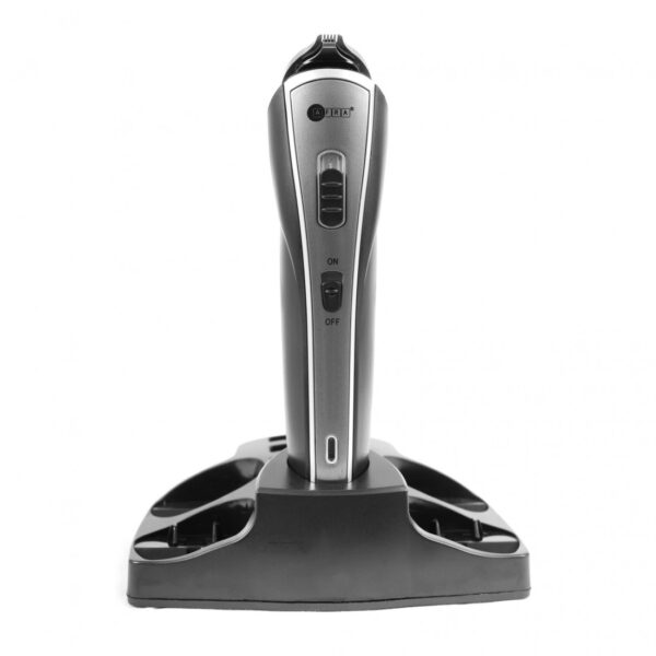 AFRA Hair Trimmer, AF-1600HTSB, 5 in 1 Set, Rechargeable, With Shaver, Precision Trimmer, Nose Trimmer, Design Trimmer and Full Trimmer, Charge Base, AF-1600HTSB, 1-year warranty. - Image 9