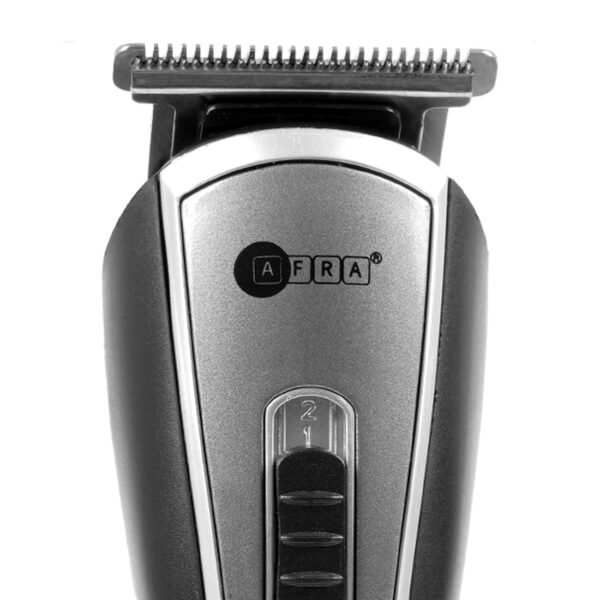 AFRA Hair Trimmer, AF-1600HTSB, 5 in 1 Set, Rechargeable, With Shaver, Precision Trimmer, Nose Trimmer, Design Trimmer and Full Trimmer, Charge Base, AF-1600HTSB, 1-year warranty. - Image 2