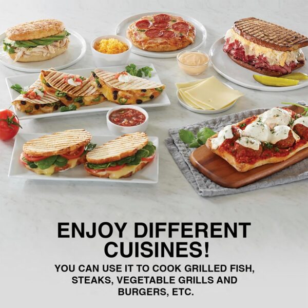 AFRA 4 Slice Non-Stick Contact Health Grill, 2000 Watts, Adjustable Temperature, AF-1840CGSS, 2 Year Warranty - Image 4