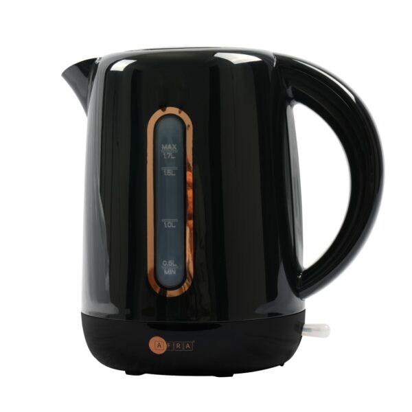 AFRA Electric Kettle 2200W – 1.7L, Auto Shut-Off, Strix Control, Black, AF-201850KTBL - Image 5