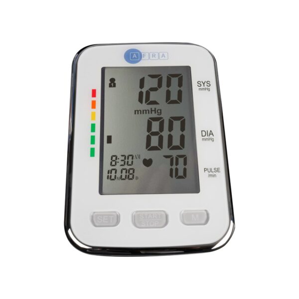 AFRA Digital Blood Pressure Monitor, AF-201BPMA, White, Arm Type, Large, 2 Year Warranty - Image 2