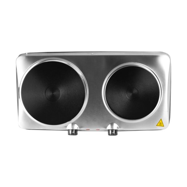 AFRA, Double Electric Hotplate, 2500W, Thermostatic Control, Stainless Steel, Overheat Protection, G-MARK, ESMA, ROHS, and CB Certified, AF-2500HPSS, 2 years Warranty - Image 2
