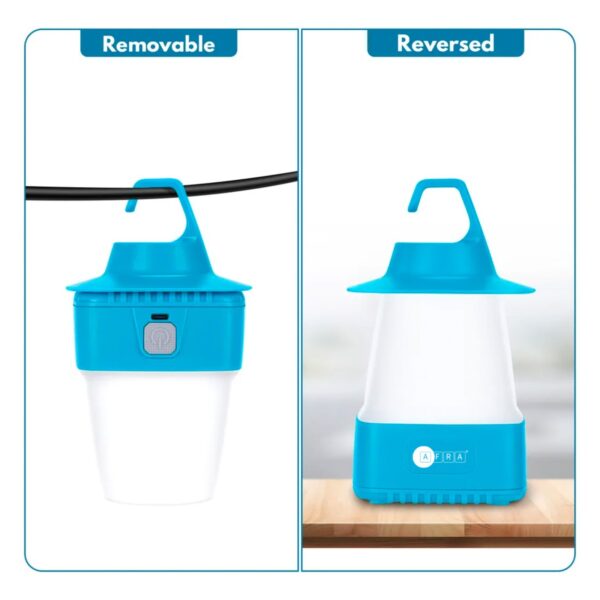 AFRA Emergency LED Light, Rechargeable, With Hang-Up Hook, With 20 SMDs, For Indoor & Outdoor, Overcharge Protection, 1.5AH Battery, With 2 Year Warranty - Image 3