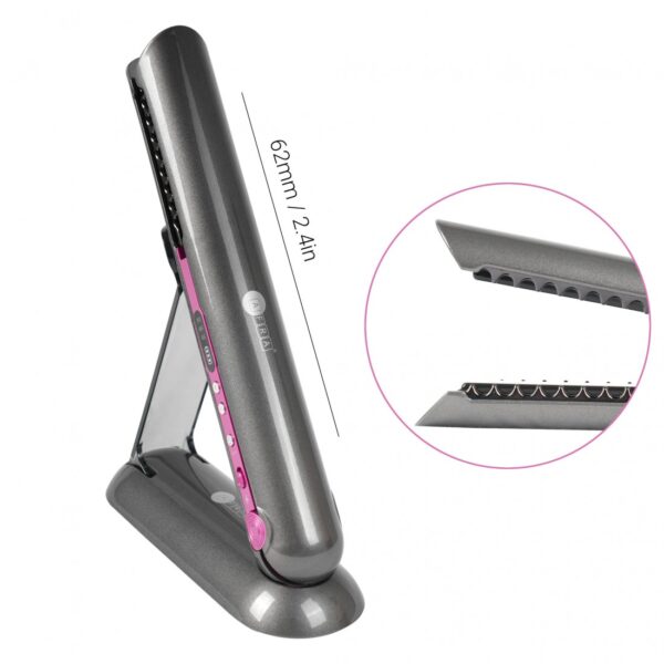 AFRA Cordless Hair Straightener – Rechargeable, Floating Plates, Compact – AF-4000HSGY - Image 4