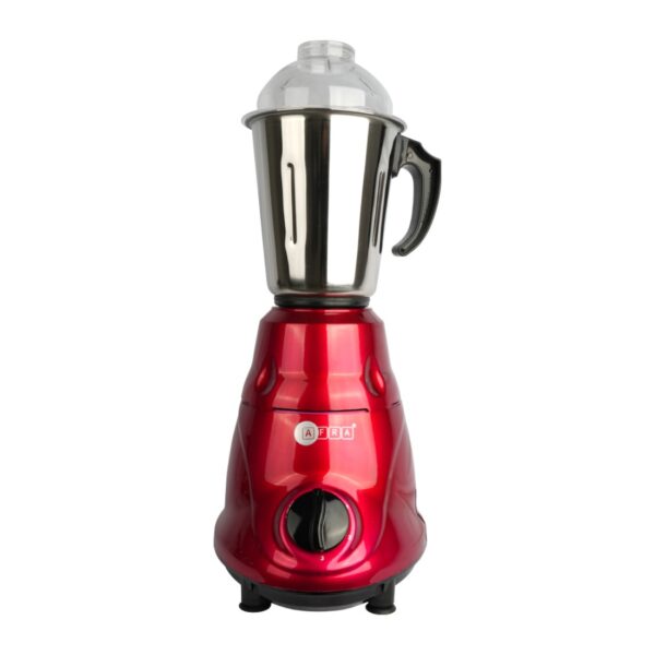 AFRA Heavy-Duty Mixer Grinder, 3 in 1, Red Gloss Finish, Stainless Steel Jars & Blades, Total Jar Capacity 2900ml, 550W, 18000 RPM Motor, ESMA, RoHS, and CB Certified, AF-5500BLRD, 2 Years Warranty - Image 2