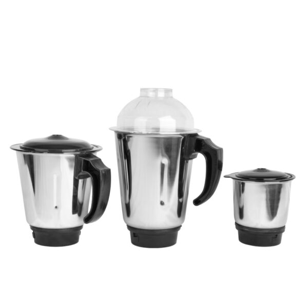 AFRA Heavy-Duty Mixer Grinder, 3 in 1, Red Gloss Finish, Stainless Steel Jars & Blades, Total Jar Capacity 2900ml, 550W, 18000 RPM Motor, ESMA, RoHS, and CB Certified, AF-5500BLRD, 2 Years Warranty - Image 4