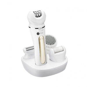 AFRA Ladies Epilator Kit AF-600LSWT – Rechargeable with Swappable Heads & 90 Min Runtime