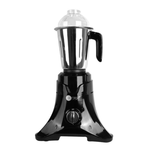 AFRA Heavy-Duty Mixer Grinder, 3 in 1, Black Gloss Finish, Stainless Steel Jars & Blades, Total Jar Capacity 2900ml, 750W, 18000 RPM Motor, ESMA, RoHS, and CB Certified, AF-7500BLBK, 2 Years Warranty - Image 2