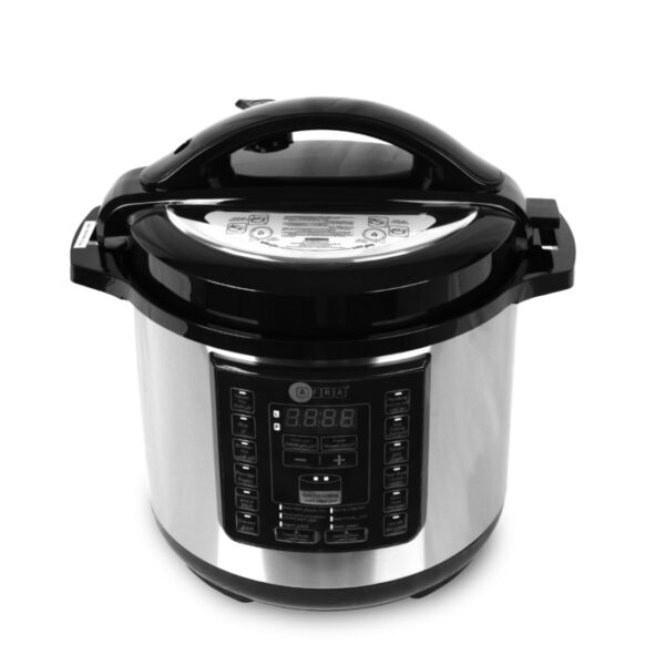 AFRA Electric Pressure Cooker, 12 in 1, Multifunction, 10L Capacity, 1300W, Silver, Stainless Steel, GMARK, ESMA, RoHS, And CB Certified, AF-1035PCSS, With 2 Years Warranty - Image 2