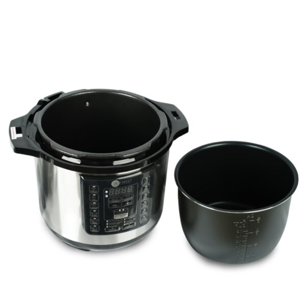 AFRA Electric Pressure Cooker, 12 in 1, Multifunction, 10L Capacity, 1300W, Silver, Stainless Steel, GMARK, ESMA, RoHS, And CB Certified, AF-1035PCSS, With 2 Years Warranty - Image 5