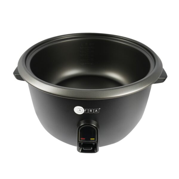 AFRA Rice Cooker, 8L, Keep-Warm Function, 2500W, High Temperature Protection, Measure Cup and Spoon, AF-8025RCBK, 2-Year Warranty - Image 2